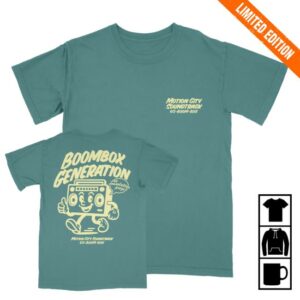 Motion City Soundtrack Merch Shop Boombox Generation Tee