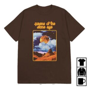 Queens Of The Stone Age Merch Shop Store Moon Landscape Tee
