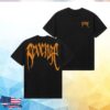 Revenge Merch Store Arch Logo Tee Black Dark Orange