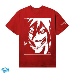 Revenge Merch Store Attack Titan Tee Red White