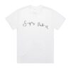 Simply Red Merch Shop Store Handwritten Logo White T-Shirt