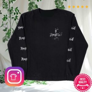Yungblud Merch Store Dateback Long Sleeve T-Shirt