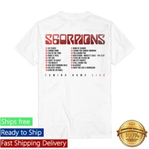 Scorpions Merch Shop Store Coming Home Live Shirt