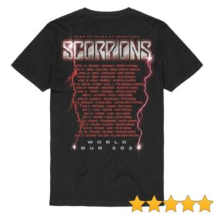 Scorpions Merch Shop Store Coming Home Tour 2026 Shirt