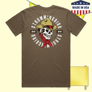 Strummingbird Merch Shop Skull Cowboy Tee