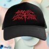 Anarchist Sanctuary As Long Logo Trucker Hat