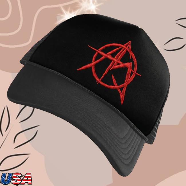 Anarchist Sanctuary Merch As Short Logo Trucker Hat