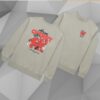 Armchair Expert Merch Armcherry Crewneck Silver