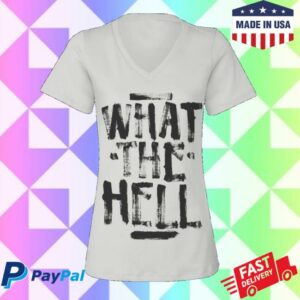 Avril Lavigne What The Hell V-Neck Tee