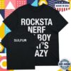 Backspacer Records Merch Shop Felip Sulfur Statement Shirt