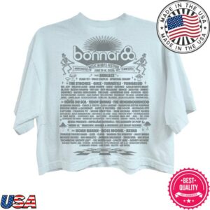 Bonnaroo Store Merch Skeleton Bus Crop Tee
