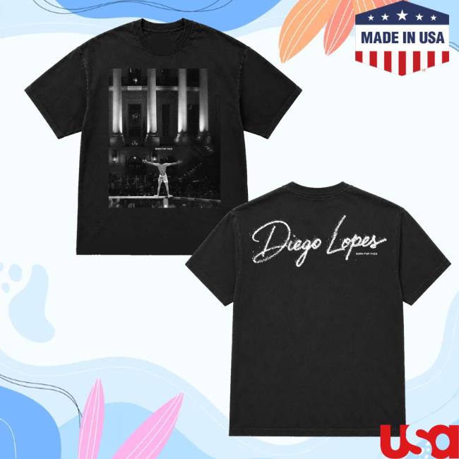 Bornforthis Shop Merch Diego Lopes Historic Color T-Shirt Blacks