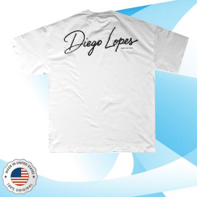 Bornforthis Shop Merch Diego Lopes Historic Color T-Shirt White