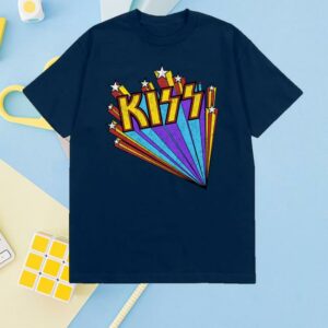 Kiss Store Shop Merch Stars Logo T-Shirt