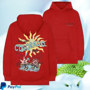 Louis Tomlinson Shop Merch Hdwgh Red Rocks Colorado Red Hoodie