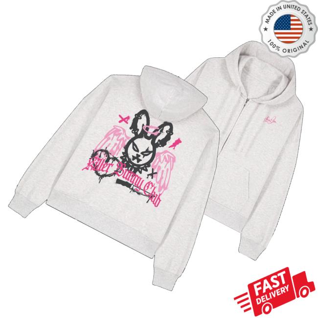 Naomi Jon Merch Store Killer Bunny Zip Hoodie