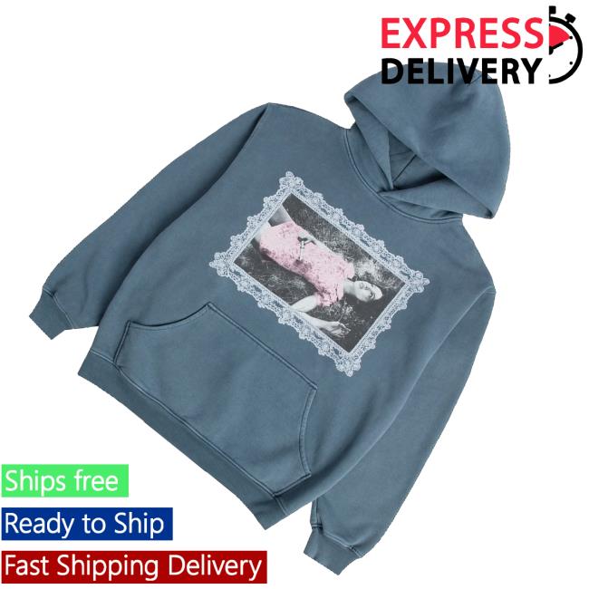 Oliviarodrigo Store Lace Frame Distressed Hoodie