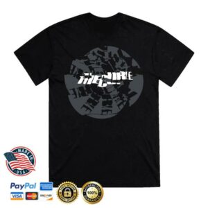 The Cure Store Merch Festival Summer Dateback Black T-Shirt