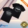 The Cure Store Merch Festival Summer Dateback Black T-Shirt